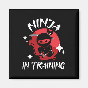 Aimant Ninja En Formation - Karate Taekwondo Martial Mixt