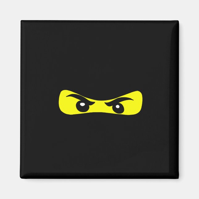 Aimant Ninja Eyes Fun Halloween Ninja Costume (Devant)