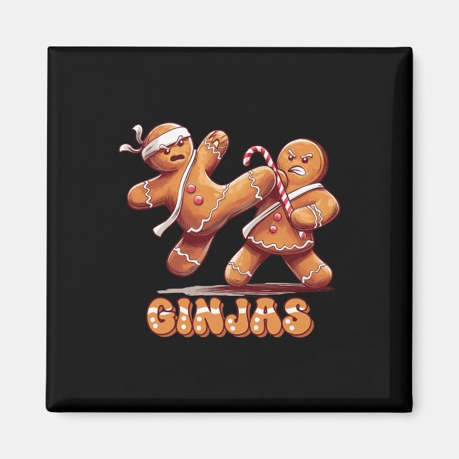 Aimant Ninjabread Man Gingerbread (Devant)
