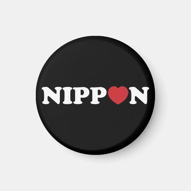 Aimant Nippon Love Heart (Devant)