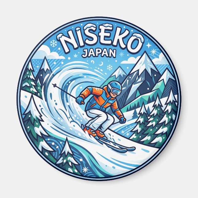 Aimant Niseko Japon (Devant)