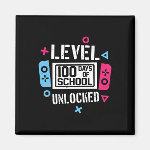 Aimant Niveau 100 Jours De Jeux Vidéo De Gamer Déverrouil