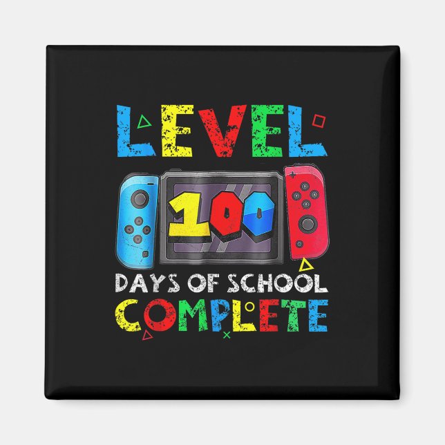 Aimant Niveau 100 Jours De L'École Complet Jeu Vidéo Game (Devant)