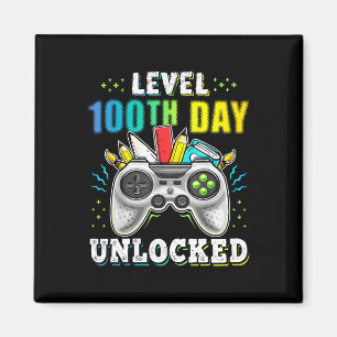 Aimant Niveau 100e jour d'école débloqué vidéos jeu amusa