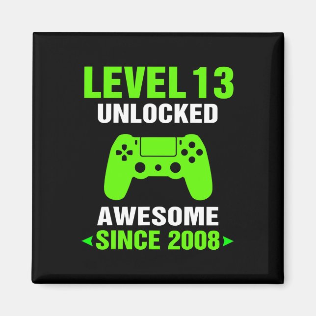 Aimant Niveau 13 Débloqué Incroyable Jeu Vidéo 2008 13e A (Devant)
