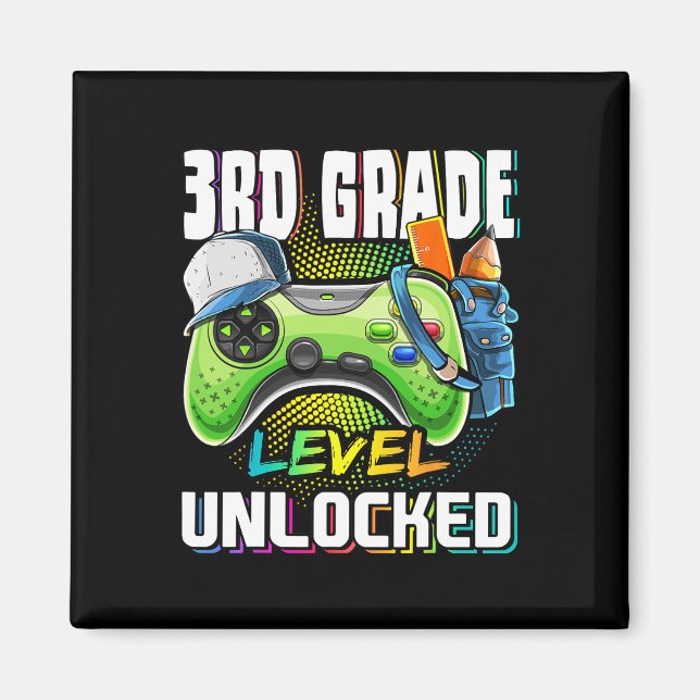 Aimant Niveau 3e année Débloqué Jeu vidéo Ck À l'école B (Devant)