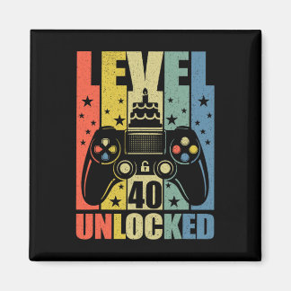 Aimant Niveau 40 Jeu vidéo déverrouillé Jeu 40e Anniversa
