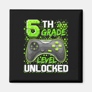 Aimant Niveau 5e année débloqué jeu gamer garçons Ck à S