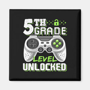 Aimant Niveau 5e Débloqué Jeu Vidéo Rentrée Scolaire