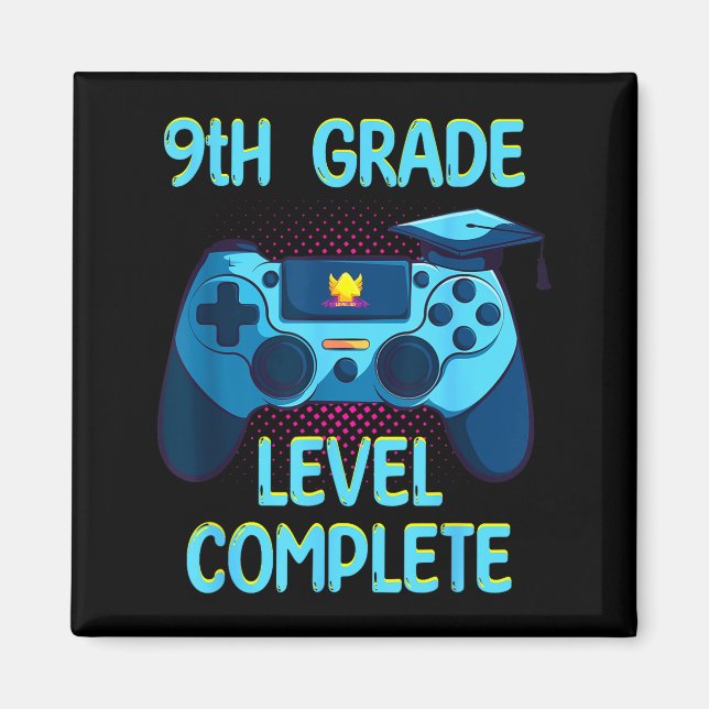 Aimant niveau 9e année complété dernier jour d'école drôl (Devant)