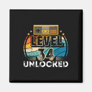 Aimant Niveau &# Anniversaire déverrouillé Boy &# jeu v