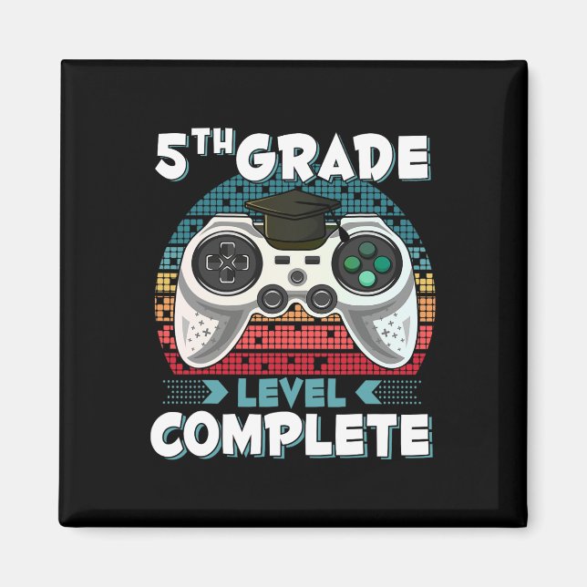 Aimant Niveau de grade Gamer complet 5e grade Gi (Devant)