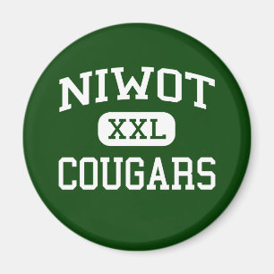 Aimant Niwot - pumas - lycée - Niwot le Colorado