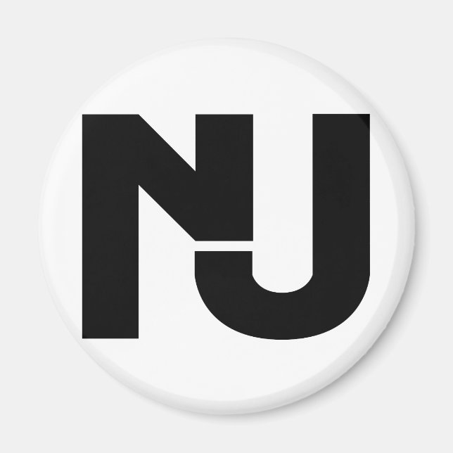 Aimant NJ Graphic (Devant)