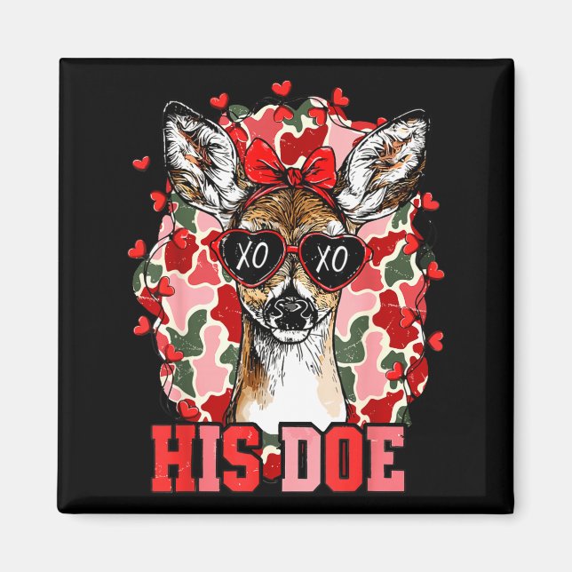 Aimant Nk His Doe Camo Deer Hunting Camouflage Matching C (Devant)