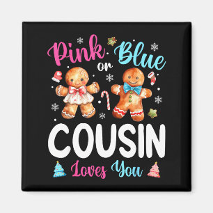 Aimant Nk ou cousin bleu t'aime révélation de genre Noël
