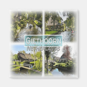Aimant NL0039 Europe, Pays-Bas, Giethoorn, réfrigérateur