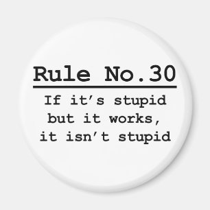 Aimant No. 30 de règle