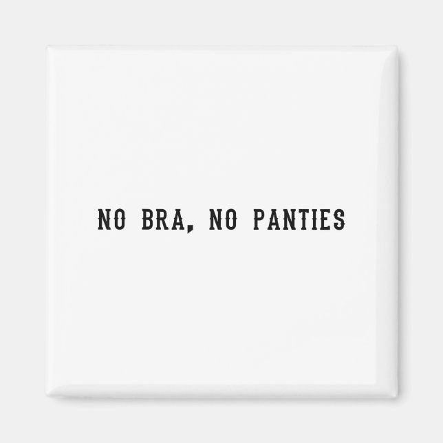 Aimant No Bra No Panties Funny Adult Womens  (Devant)