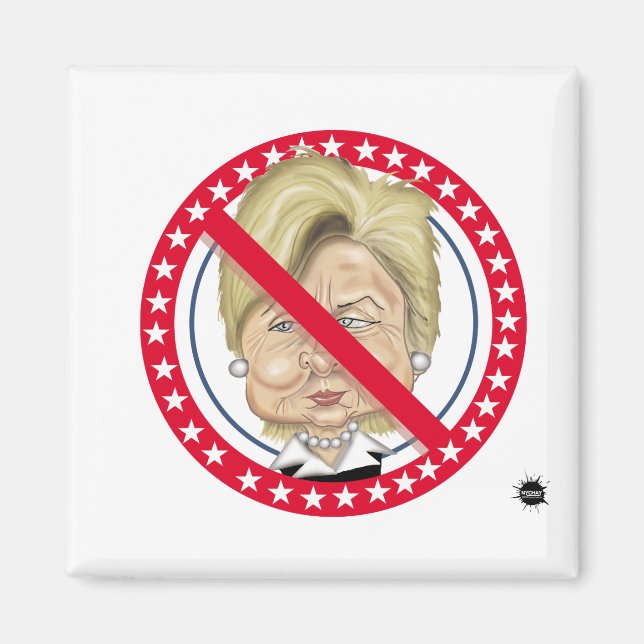 Aimant NO-HILLARY (Devant)