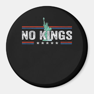 Aimant No Kings Day Retro Classic Design