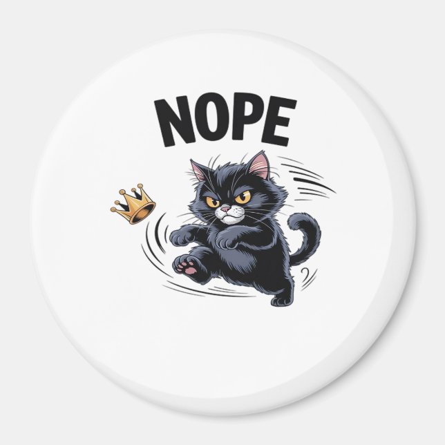 Aimant No Kings In America Funny Kicking Crown Classic Vi (Devant)