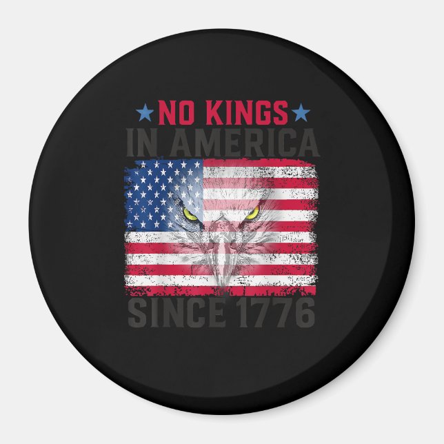 Aimant No Kings In America Since 1776 Freedom Creative De (Devant)
