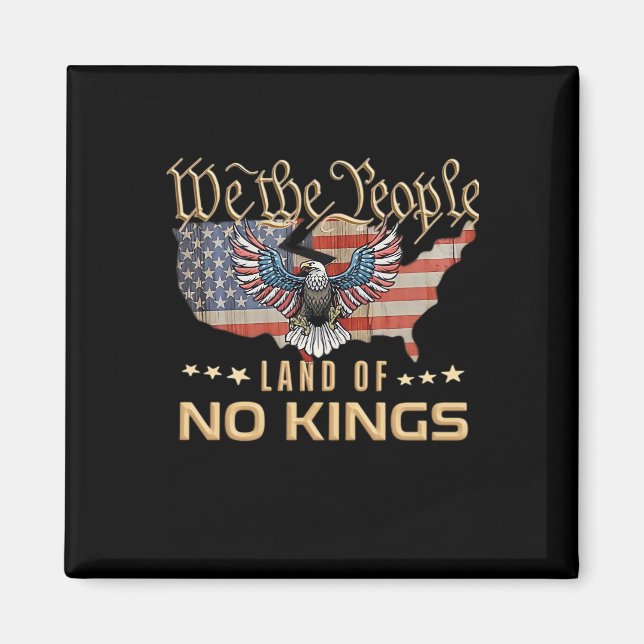 Aimant No Kings In America We The People Creative Style (Devant)