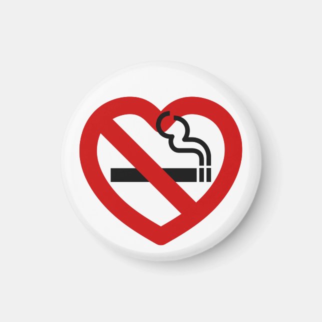 Aimant No Love For Smoking Sign (Devant)
