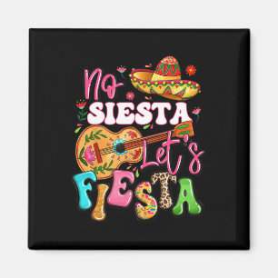 Aimant No Siesta Fêtons la Guitare Cinco De Mayo Mexica