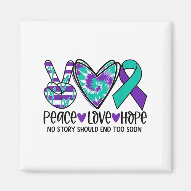 Aimant No Story Should End Too Soon Suicide Prevention (Devant)