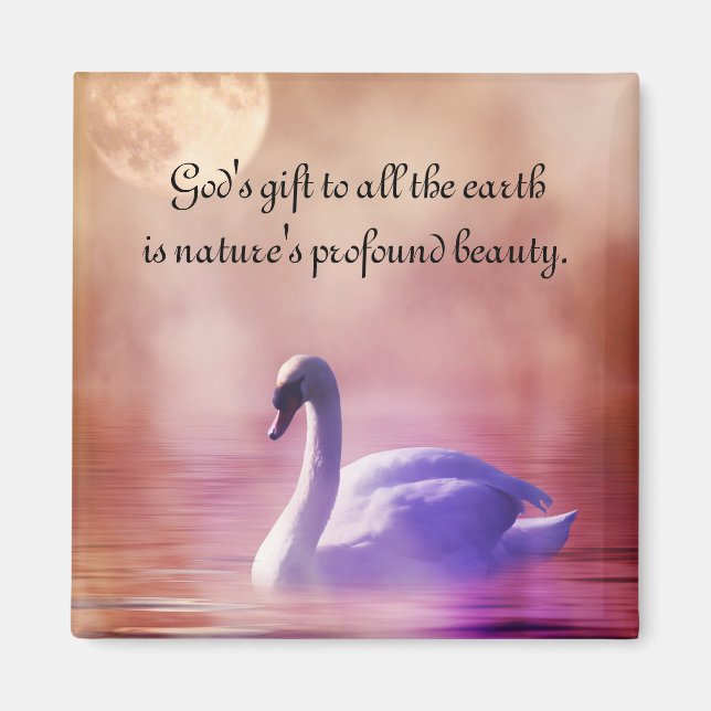 Aimant Noble cygne (Devant)