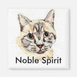 Aimant noble de chat d'esprit