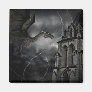 Aimant nocturne sombre et orageux