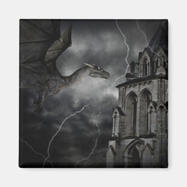 Aimant nocturne sombre et orageux (Devant)