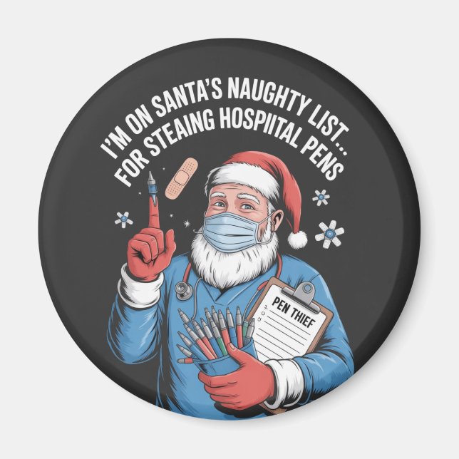 Aimant Noël 2026,  (Devant)