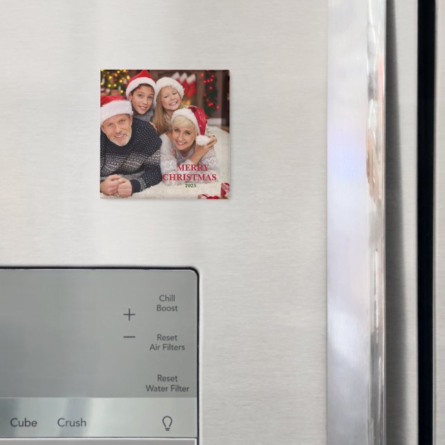 Aimant Noël aquarelle moderne (In situ (réfrigérateur))