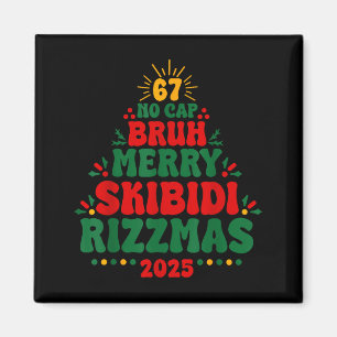 Aimant Noël argot ado Gen Z 2025 Mème Brainrot Teen