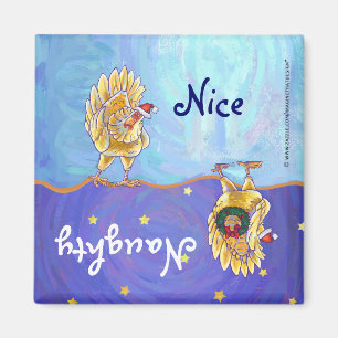 Aimant Noël au poulet