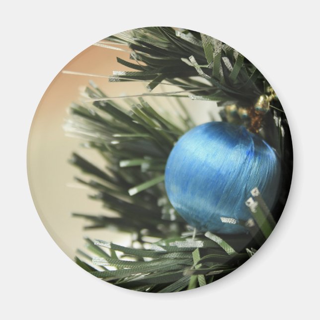 Aimant Noël bleu (Devant)
