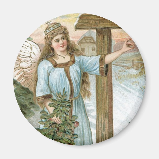 Aimant Noël Bonjour Angel (Devant)