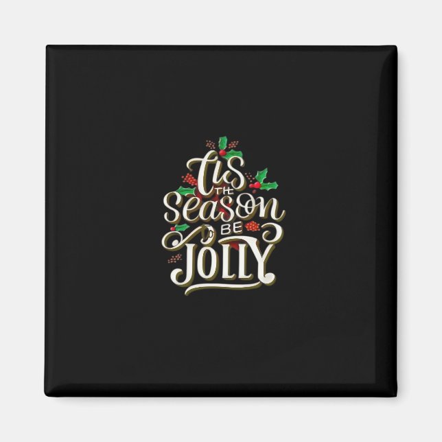 Aimant Noël C'Est La Saison Jolly (Devant)