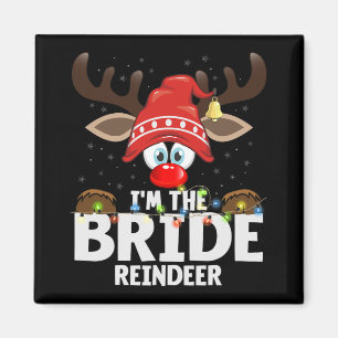 Aimant Noël Correspondant Je Suis La Mariée Renne