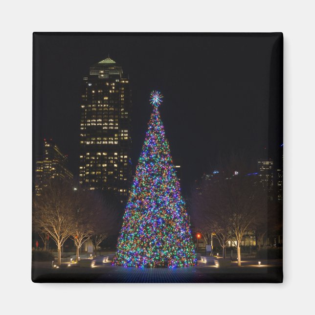 Aimant Noël Dans Le Centre De Dallas (Devant)