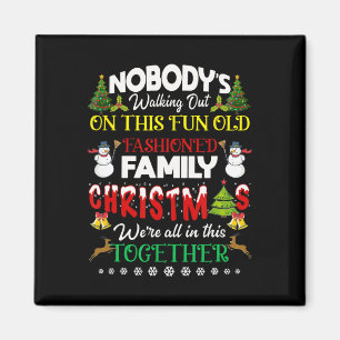 Aimant Noël de famille Nous sommes tous dans ce ensemble