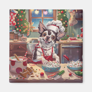 Aimant Noël de la crête chinoise : cuisson festive de Noë