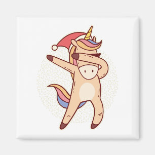 Aimant noël de la licorne