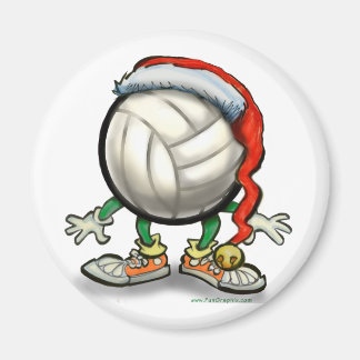 Aimant Noël de volley-ball