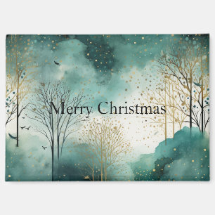 Aimant Noël des arbres verts