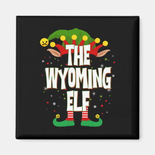 Aimant Noël des elfes du Wyoming